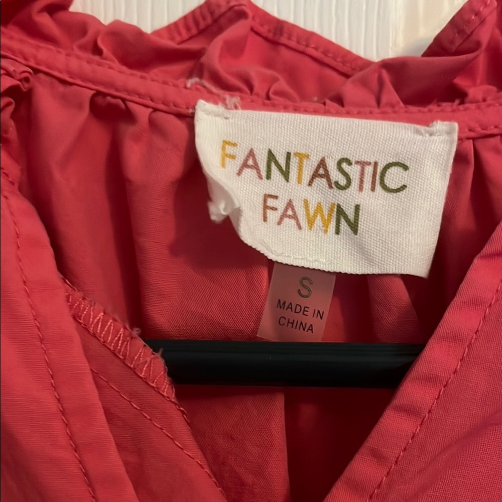 Pink Ruffle Mini Dress - Picture 3 of 5